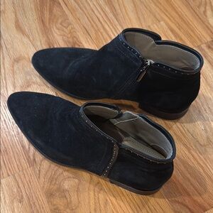 Black Suede Ankle Boots